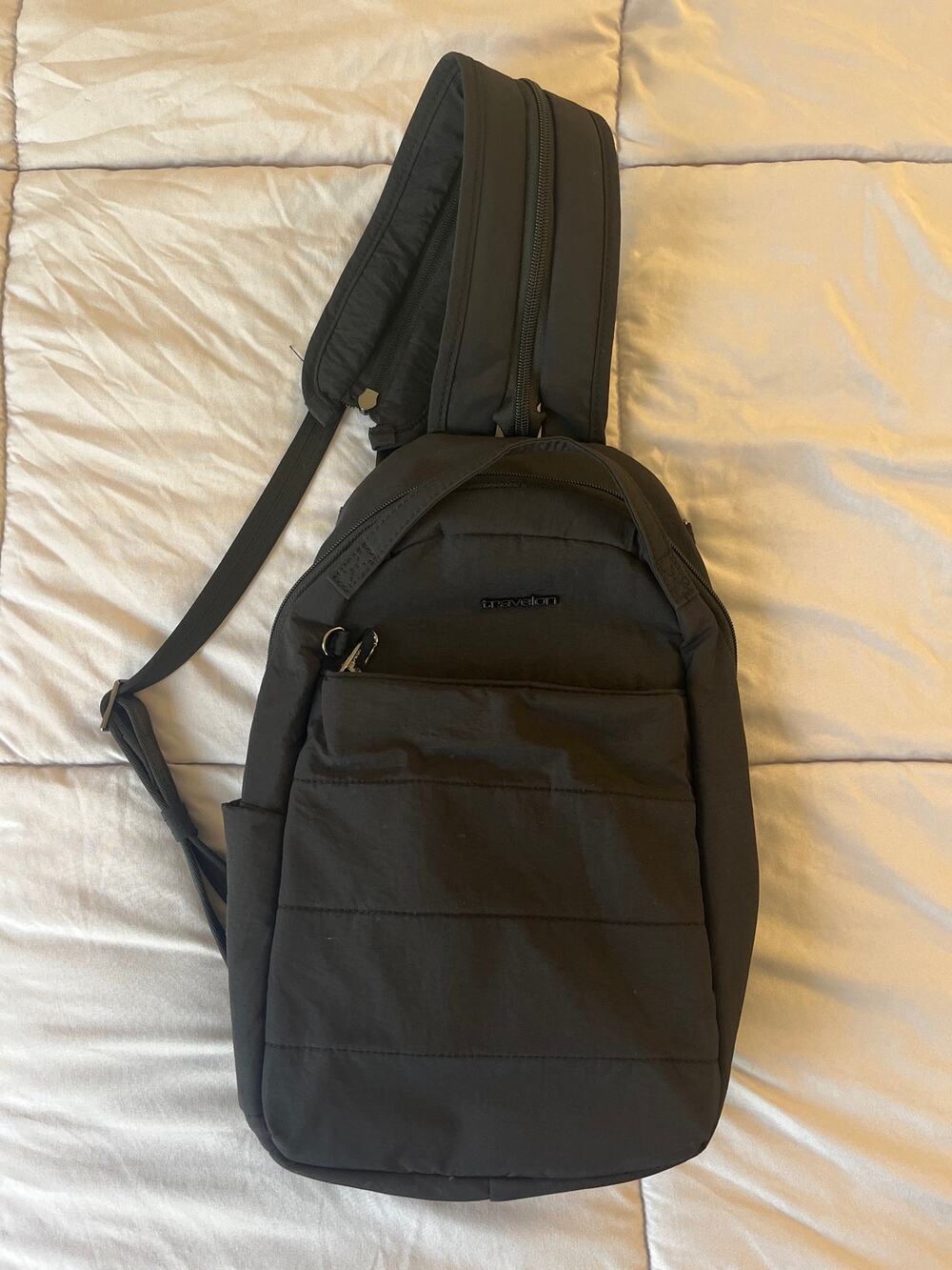 Travelon Anti-Theft Roam Convertible Backpack Sling EUC